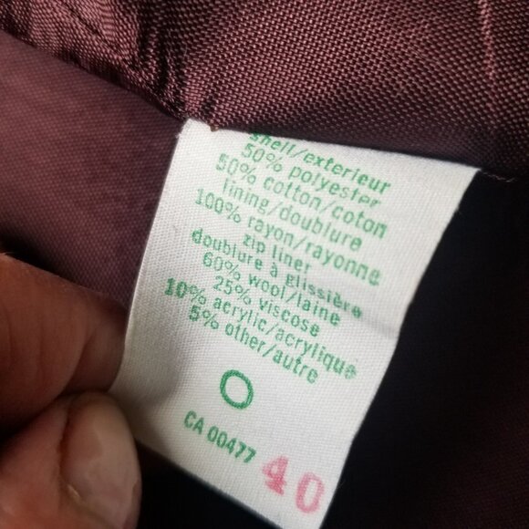 Vintage Trench Coat Men’s Size 40 Beige Removeable Liner Car Coat Fall Spring - Picture 9 of 14